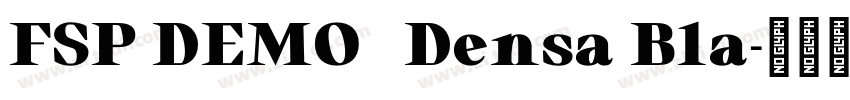 FSP DEMO   Densa Bla字体转换